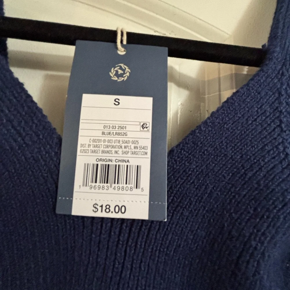 Ribbed Knit Navy Two-Piece Skirt Set - Women - Picture 2 of 3